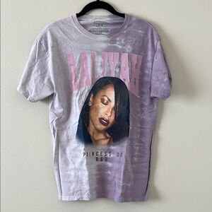 Purple Graphic Aaliyah T-Shirt